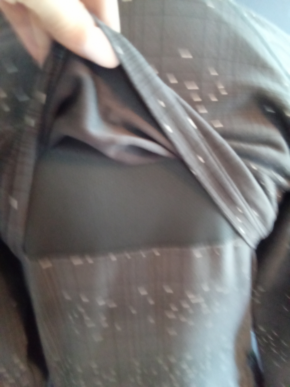 Nike Grey Dotted Running Performance Hoodie - Picture 4 of 8